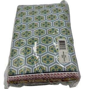 Barefoot Bungalow Thalia Multicolor Geometric Window Curtain Panel Tieback Set